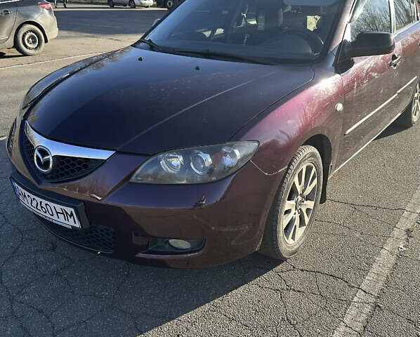 Красный Мазда 3, объемом двигателя 1.6 л и пробегом 192 тыс. км за 5500 $, фото 1 на Automoto.ua