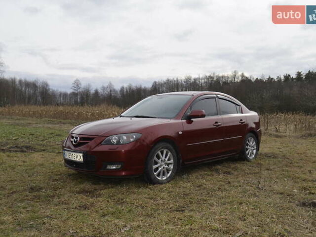 Красный Мазда 3, объемом двигателя 1.6 л и пробегом 247 тыс. км за 5800 $, фото 1 на Automoto.ua