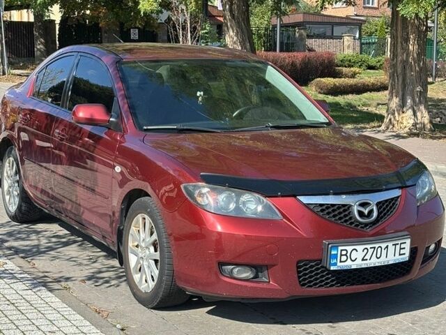 Красный Мазда 3, объемом двигателя 1.6 л и пробегом 321 тыс. км за 5500 $, фото 1 на Automoto.ua