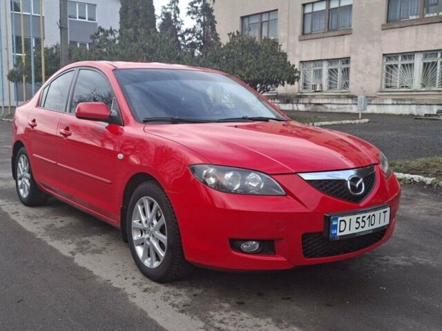 Красный Мазда 3, объемом двигателя 2 л и пробегом 190 тыс. км за 6200 $, фото 1 на Automoto.ua