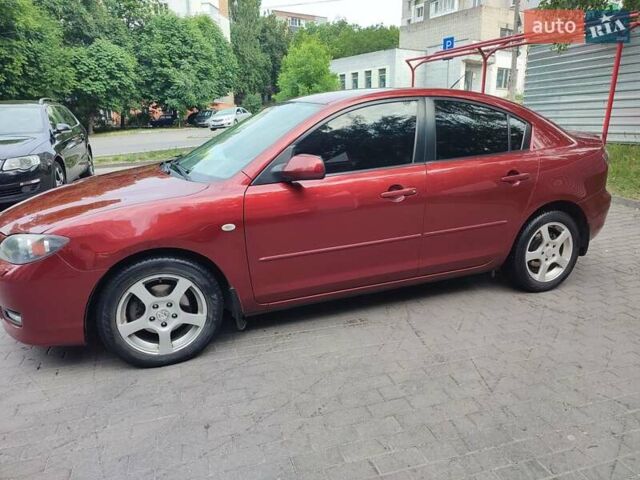 Красный Мазда 3, объемом двигателя 1.6 л и пробегом 238 тыс. км за 6300 $, фото 1 на Automoto.ua