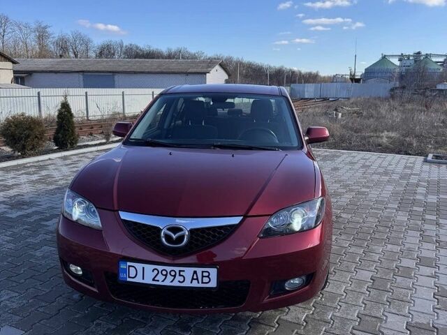 Красный Мазда 3, объемом двигателя 1.6 л и пробегом 205 тыс. км за 7000 $, фото 1 на Automoto.ua