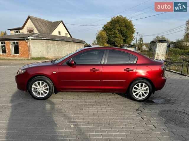 Красный Мазда 3, объемом двигателя 1.6 л и пробегом 131 тыс. км за 8000 $, фото 1 на Automoto.ua