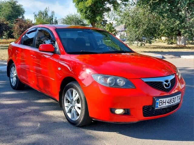 Красный Мазда 3, объемом двигателя 2 л и пробегом 250 тыс. км за 4407 $, фото 1 на Automoto.ua