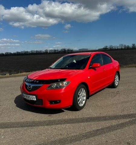 Красный Мазда 3, объемом двигателя 1.6 л и пробегом 175 тыс. км за 4850 $, фото 1 на Automoto.ua