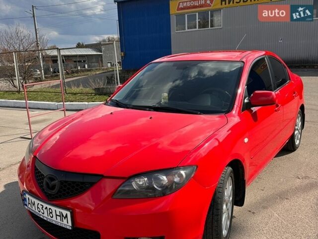 Красный Мазда 3, объемом двигателя 1.6 л и пробегом 190 тыс. км за 5500 $, фото 1 на Automoto.ua