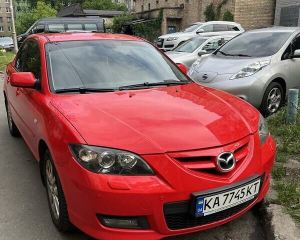 Красный Мазда 3, объемом двигателя 1.6 л и пробегом 144 тыс. км за 6900 $, фото 1 на Automoto.ua