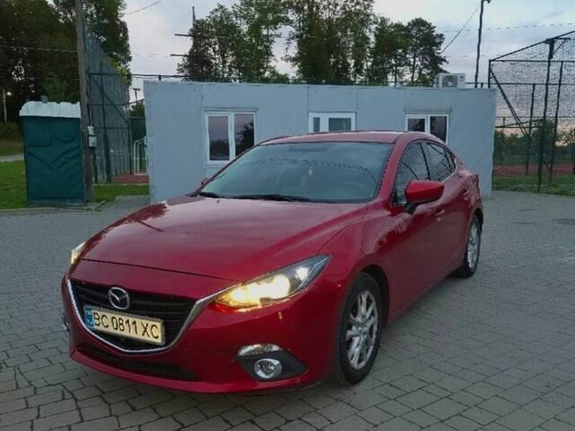 Красный Мазда 3, объемом двигателя 2 л и пробегом 180 тыс. км за 10500 $, фото 1 на Automoto.ua