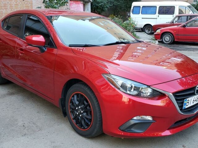 Червоний Мазда 3, об'ємом двигуна 2 л та пробігом 136 тис. км за 10100 $, фото 1 на Automoto.ua