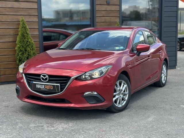Красный Мазда 3, объемом двигателя 2 л и пробегом 128 тыс. км за 9500 $, фото 1 на Automoto.ua