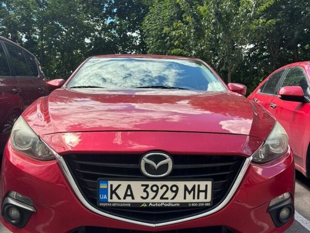 Красный Мазда 3, объемом двигателя 2 л и пробегом 183 тыс. км за 10500 $, фото 1 на Automoto.ua
