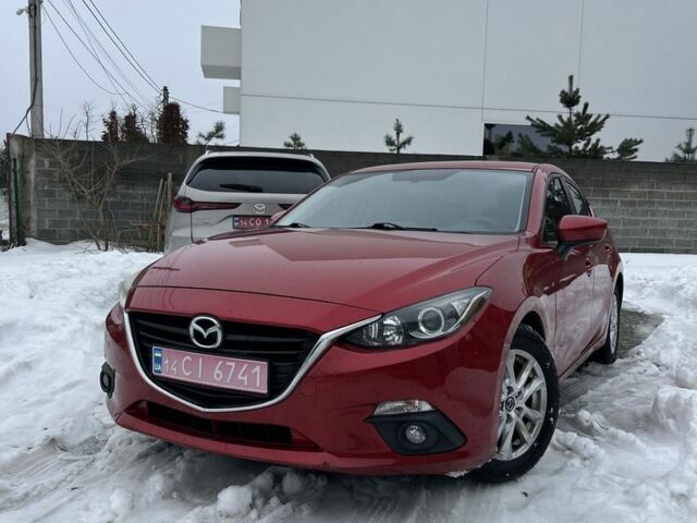 Красный Мазда 3, объемом двигателя 2 л и пробегом 210 тыс. км за 8900 $, фото 1 на Automoto.ua