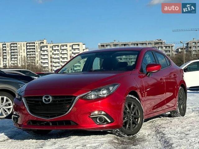 Красный Мазда 3, объемом двигателя 2 л и пробегом 130 тыс. км за 11500 $, фото 1 на Automoto.ua