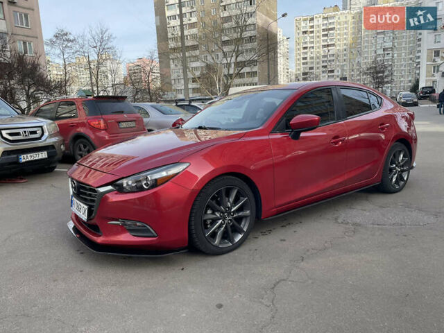 Красный Мазда 3, объемом двигателя 2 л и пробегом 163 тыс. км за 12500 $, фото 1 на Automoto.ua