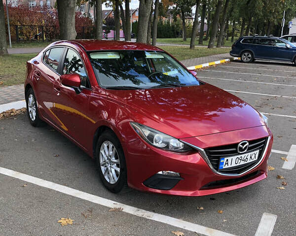 Красный Мазда 3, объемом двигателя 2 л и пробегом 82 тыс. км за 10900 $, фото 1 на Automoto.ua