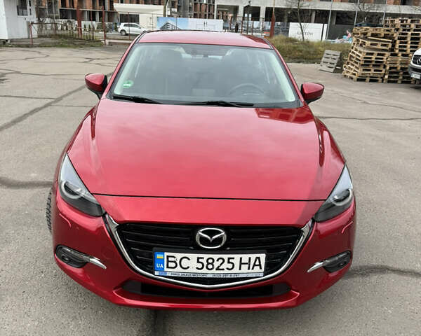 Красный Мазда 3, объемом двигателя 1.5 л и пробегом 55 тыс. км за 15500 $, фото 1 на Automoto.ua