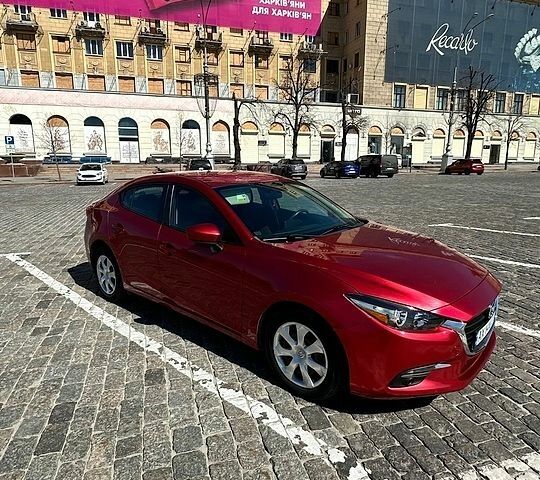 Красный Мазда 3, объемом двигателя 2 л и пробегом 152 тыс. км за 11999 $, фото 1 на Automoto.ua