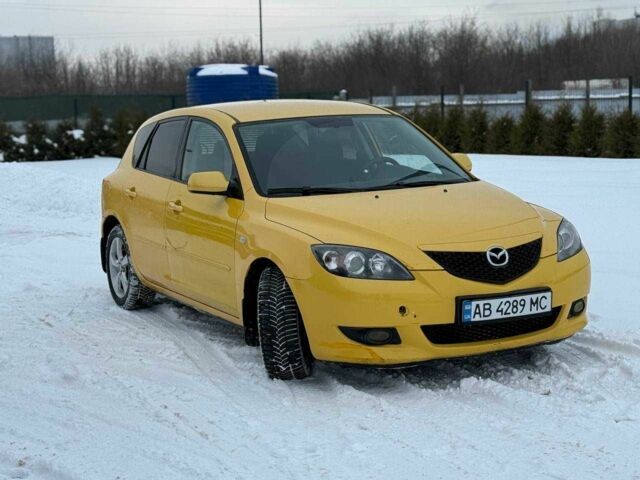 Желтый Мазда 3, объемом двигателя 1.6 л и пробегом 200 тыс. км за 3800 $, фото 1 на Automoto.ua