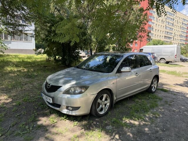 Серый Мазда 3, объемом двигателя 2 л и пробегом 337 тыс. км за 1800 $, фото 1 на Automoto.ua