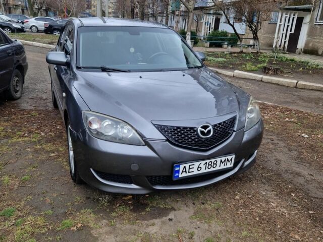 Серый Мазда 3, объемом двигателя 2 л и пробегом 203 тыс. км за 5200 $, фото 1 на Automoto.ua