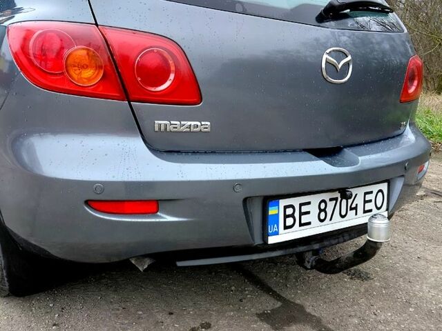 Серый Мазда 3, объемом двигателя 1.6 л и пробегом 244 тыс. км за 4500 $, фото 1 на Automoto.ua
