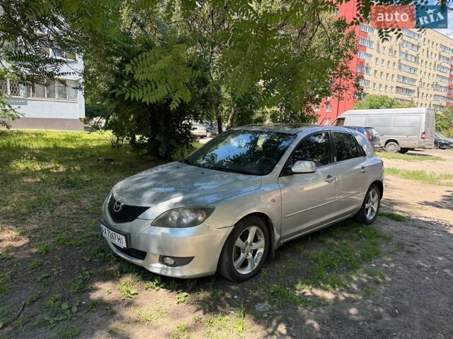 Серый Мазда 3, объемом двигателя 2 л и пробегом 341 тыс. км за 1800 $, фото 1 на Automoto.ua