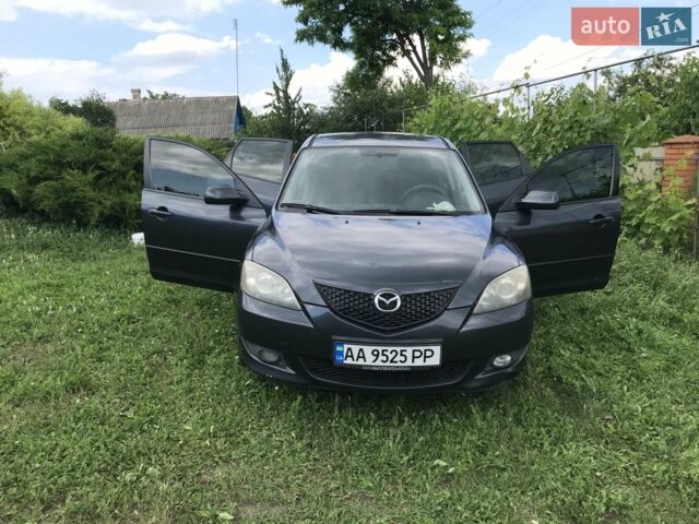 Серый Мазда 3, объемом двигателя 1.6 л и пробегом 190 тыс. км за 6500 $, фото 1 на Automoto.ua
