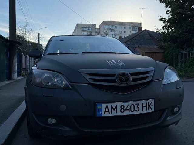 Серый Мазда 3, объемом двигателя 2 л и пробегом 299 тыс. км за 3500 $, фото 1 на Automoto.ua