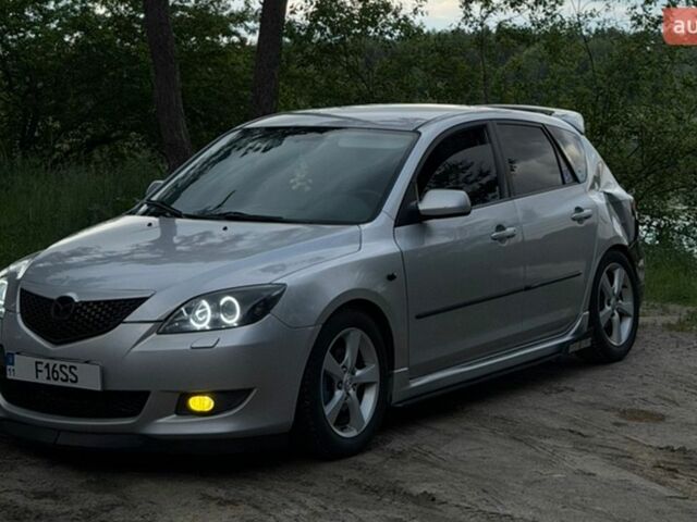 Серый Мазда 3, объемом двигателя 1.6 л и пробегом 230 тыс. км за 4500 $, фото 1 на Automoto.ua