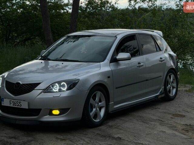 Серый Мазда 3, объемом двигателя 1.6 л и пробегом 230 тыс. км за 4100 $, фото 1 на Automoto.ua