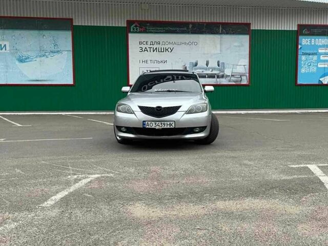 Серый Мазда 3, объемом двигателя 1.6 л и пробегом 229 тыс. км за 4500 $, фото 1 на Automoto.ua