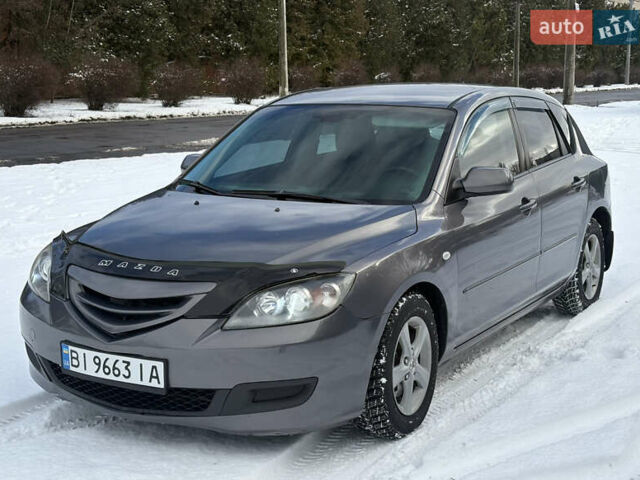 Сірий Мазда 3, об'ємом двигуна 1.6 л та пробігом 220 тис. км за 5777 $, фото 1 на Automoto.ua
