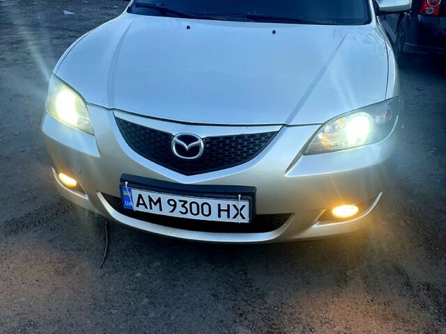 Серый Мазда 3, объемом двигателя 1.6 л и пробегом 350 тыс. км за 3100 $, фото 1 на Automoto.ua