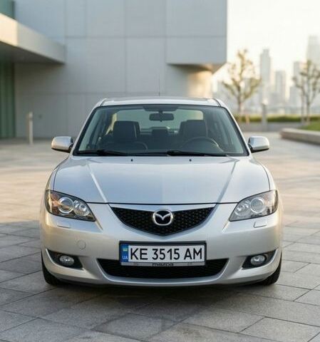 Серый Мазда 3, объемом двигателя 1.6 л и пробегом 236 тыс. км за 4000 $, фото 1 на Automoto.ua