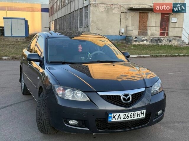 Серый Мазда 3, объемом двигателя 1.6 л и пробегом 244 тыс. км за 6500 $, фото 1 на Automoto.ua