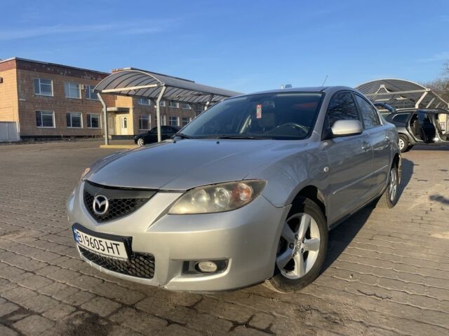 Серый Мазда 3, объемом двигателя 1.6 л и пробегом 235 тыс. км за 4800 $, фото 1 на Automoto.ua