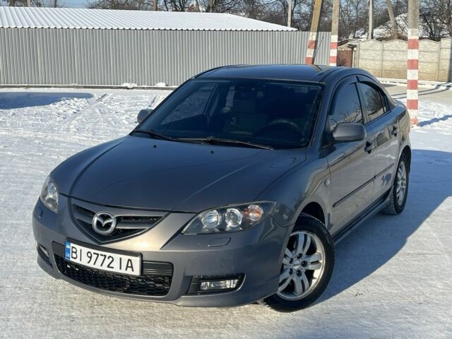 Серый Мазда 3, объемом двигателя 2 л и пробегом 163 тыс. км за 4500 $, фото 1 на Automoto.ua