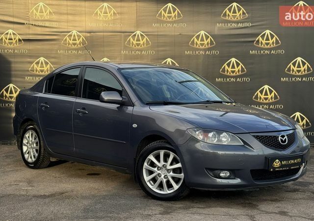Серый Мазда 3, объемом двигателя 1.6 л и пробегом 137 тыс. км за 6750 $, фото 1 на Automoto.ua