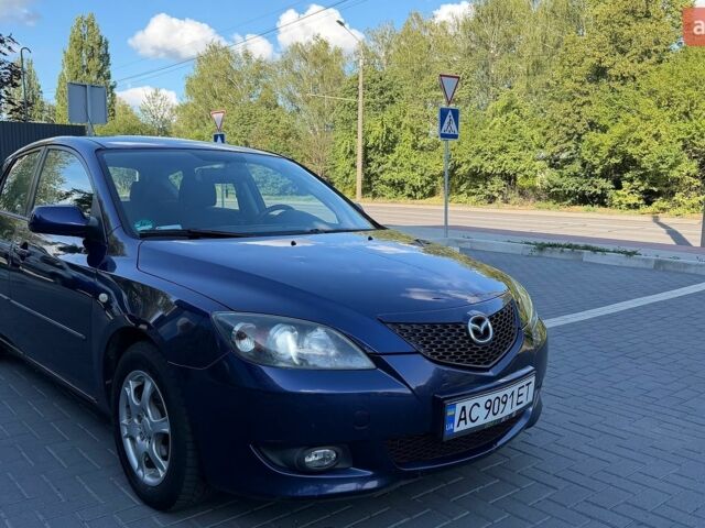 Синий Мазда 3, объемом двигателя 1.6 л и пробегом 314 тыс. км за 3738 $, фото 1 на Automoto.ua