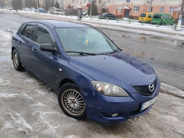 Синий Мазда 3, объемом двигателя 2 л и пробегом 2 тыс. км за 2650 $, фото 1 на Automoto.ua