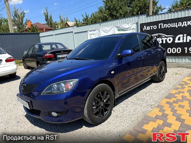 Синий Мазда 3, объемом двигателя 1.6 л и пробегом 202 тыс. км за 3800 $, фото 1 на Automoto.ua