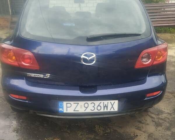 Синий Мазда 3, объемом двигателя 1.6 л и пробегом 235 тыс. км за 2500 $, фото 1 на Automoto.ua