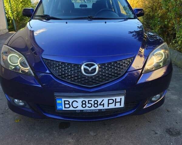 Синий Мазда 3, объемом двигателя 1.6 л и пробегом 220 тыс. км за 3750 $, фото 1 на Automoto.ua