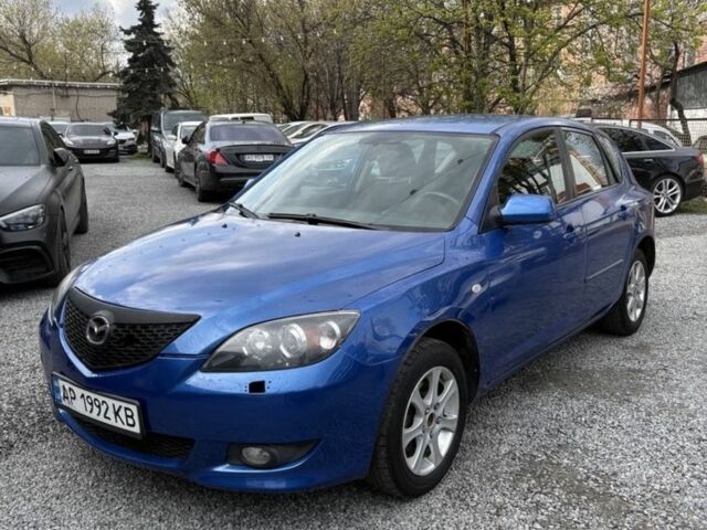 Синий Мазда 3, объемом двигателя 1.6 л и пробегом 200 тыс. км за 3500 $, фото 1 на Automoto.ua