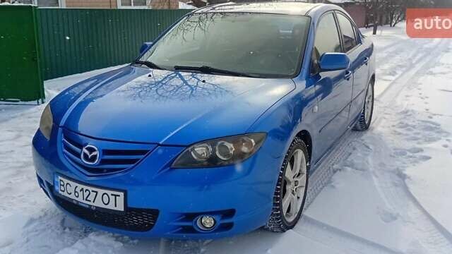 Синий Мазда 3, объемом двигателя 2.26 л и пробегом 212 тыс. км за 4600 $, фото 1 на Automoto.ua