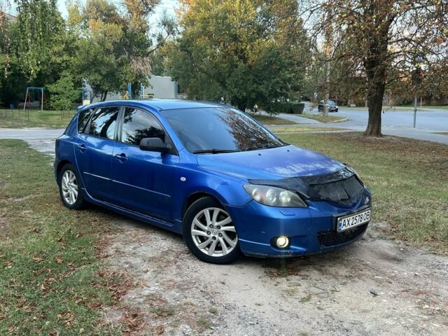 Синий Мазда 3, объемом двигателя 2 л и пробегом 350 тыс. км за 2296 $, фото 1 на Automoto.ua
