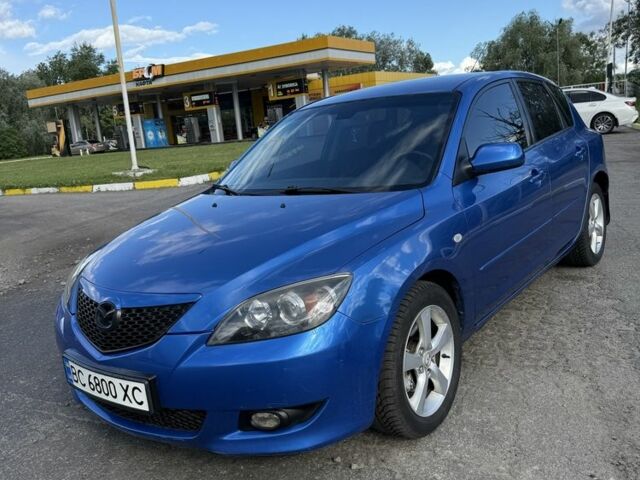 Синий Мазда 3, объемом двигателя 1.6 л и пробегом 170 тыс. км за 3750 $, фото 1 на Automoto.ua