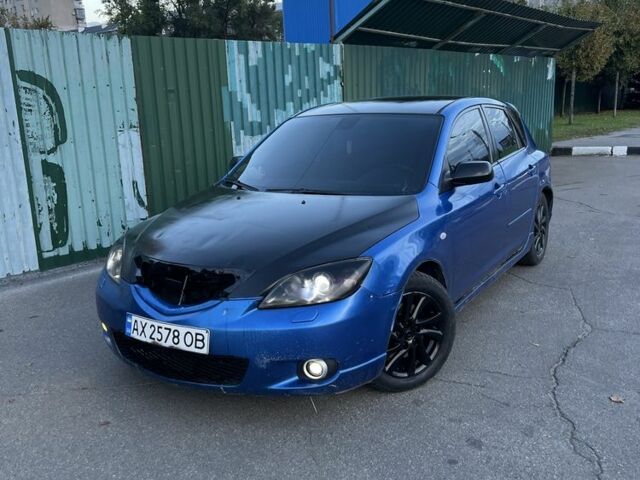 Синий Мазда 3, объемом двигателя 2 л и пробегом 360 тыс. км за 2210 $, фото 1 на Automoto.ua