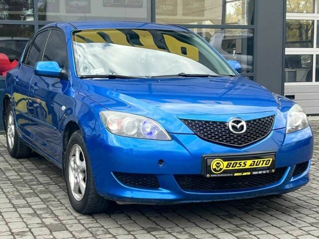 Синий Мазда 3, объемом двигателя 1.4 л и пробегом 182 тыс. км за 3900 $, фото 1 на Automoto.ua
