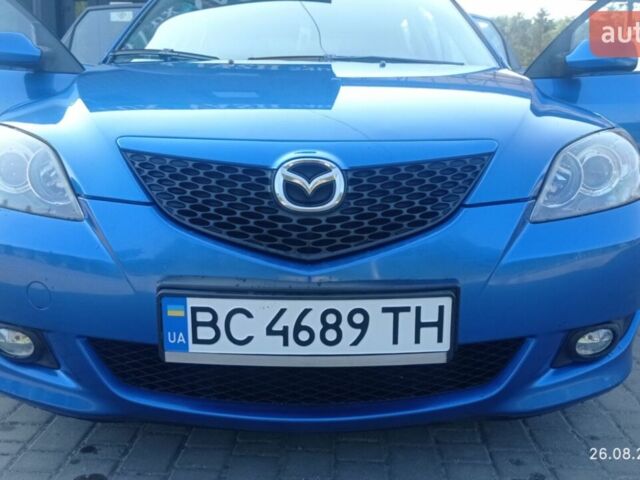 Синий Мазда 3, объемом двигателя 1.6 л и пробегом 280 тыс. км за 4300 $, фото 1 на Automoto.ua
